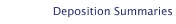 Deposition Summaries